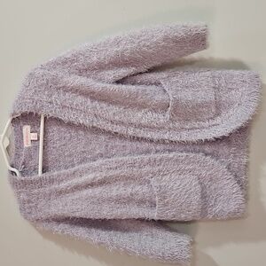 Purple Fuzzy Cardigan (2T)